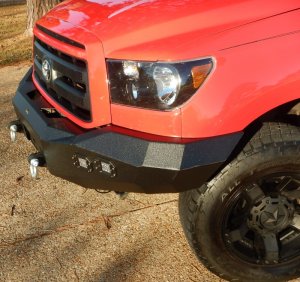 Toyota Tundra Front Bumper - DV8 Offroad - Steel Construction, 2 Stage Powder Coat Finish - Textured Black - `07-`13 Toyota Tundra Front Bumper - DV8 Offroad - Steel Construction, 2 Stage Powder Coat Finish - Textured Black - `07-`13